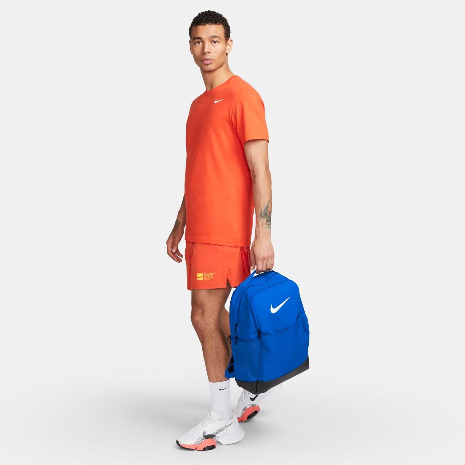 Schulrucksack Nike blau mit model