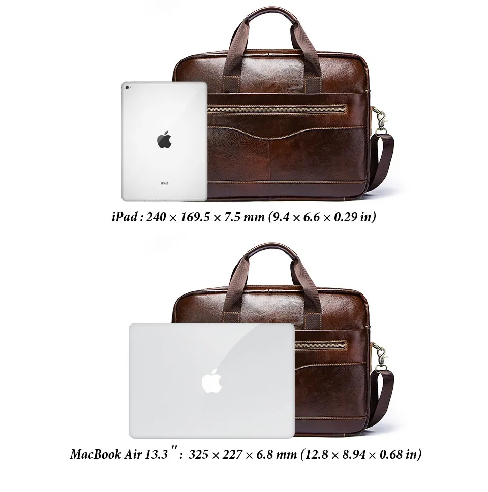Leder Umhängtasche Herren vergleich mit ipads