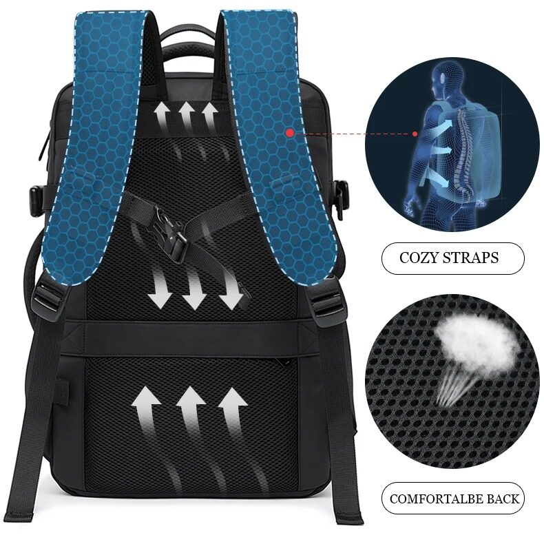 Reiserucksack Herren hinten