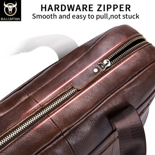 Aktentasche Herren Leder details