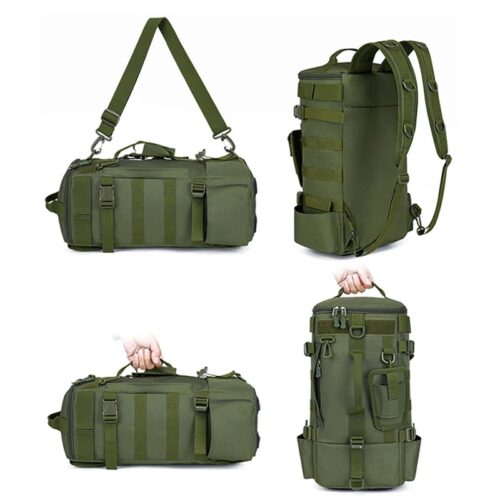 Angelrucksack mit Rutenhalter alle seiten
