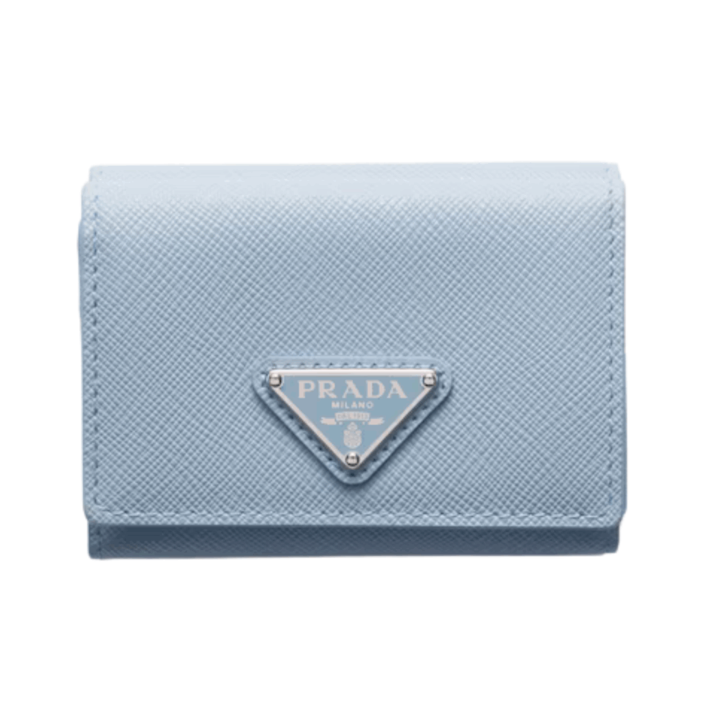 Prada Geldbörse Damen Herren blau