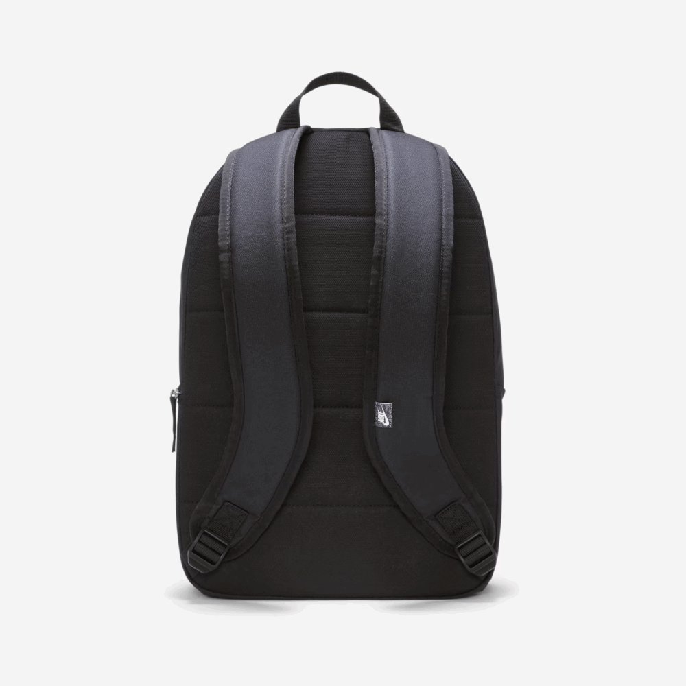 Nike Rucksack Schwarz, Rucksack schwarz, Vintage schwarzer Nike Rucksack Herren und Damen hinten