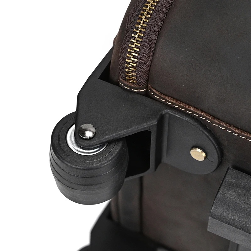Leder Weekender Herren rollen