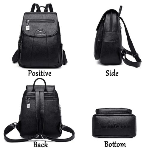 Lederrucksack Damen Elegant und modern seiten