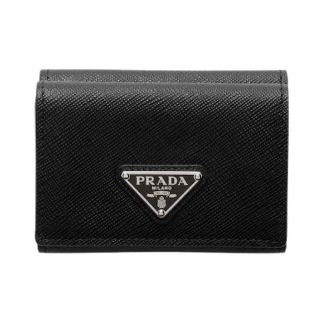 Prada Geldbörse Damen Herren silber