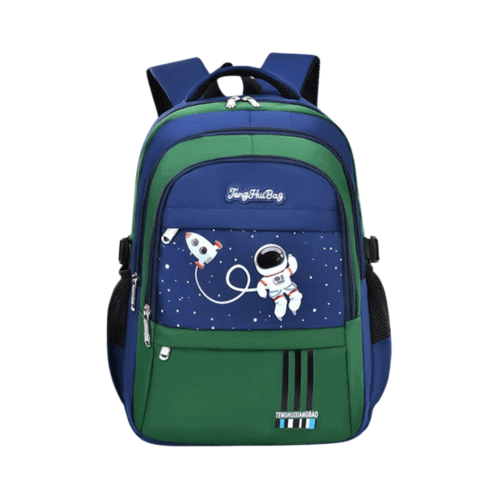 1. Klässler Schulranzen, leichter und kleiner Schulranzen, Schulrucksack Grundschule, Schulranzen 1 Klasse für Mädchen und Jungs - Grün, Groß