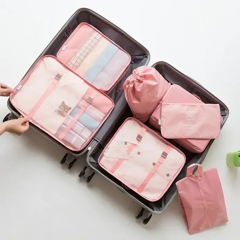 Packwürfel Koffer, Packwürfel rosa