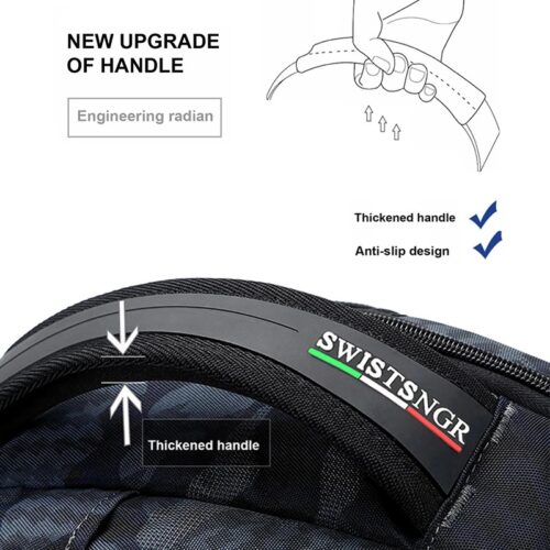 Schulrucksack für die Oberstufe Gurt