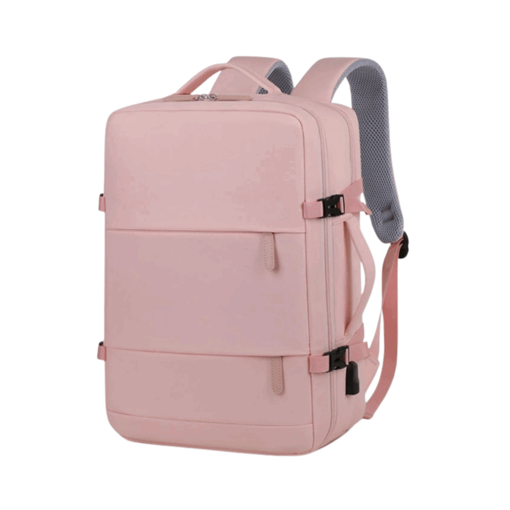 2 in 1 rucksack hand Tasche Damen rosa